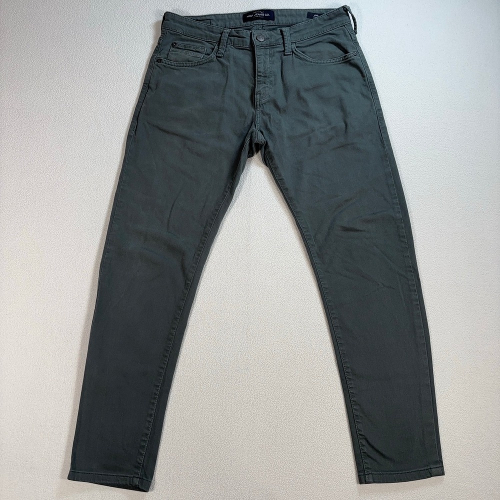 Mavi Jeans Jake Men's‎ 32x28 Green-ish Gray Slim Tapered Stretch Denim Pants
